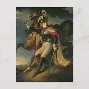 Den sårade Cuirassier, 1814 Vykort