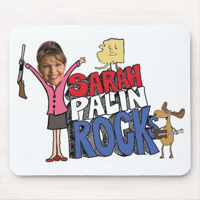 Den Sarah Palin musen vadderar Musmatta (Framsidan)