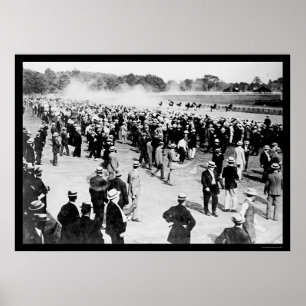 Den Saratoga hästkapplöpningen spårar 1913 Poster