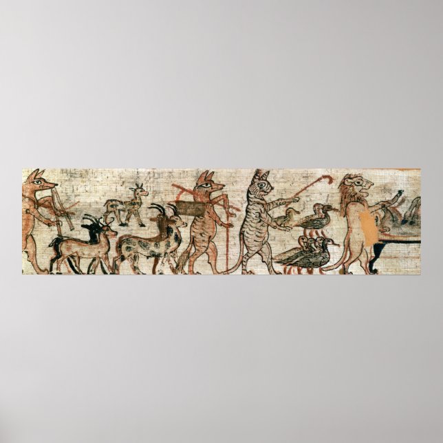 Den satiriska papyrus poster (Framsidan)