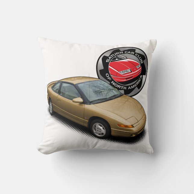 Den Saturn bilklubben och '91 som Coupe 16 flytta Kudde (Framsida)