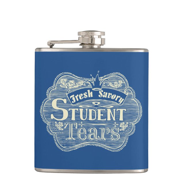 Den Savory studenten river den svart tavlan för Fickplunta (Framsidan)