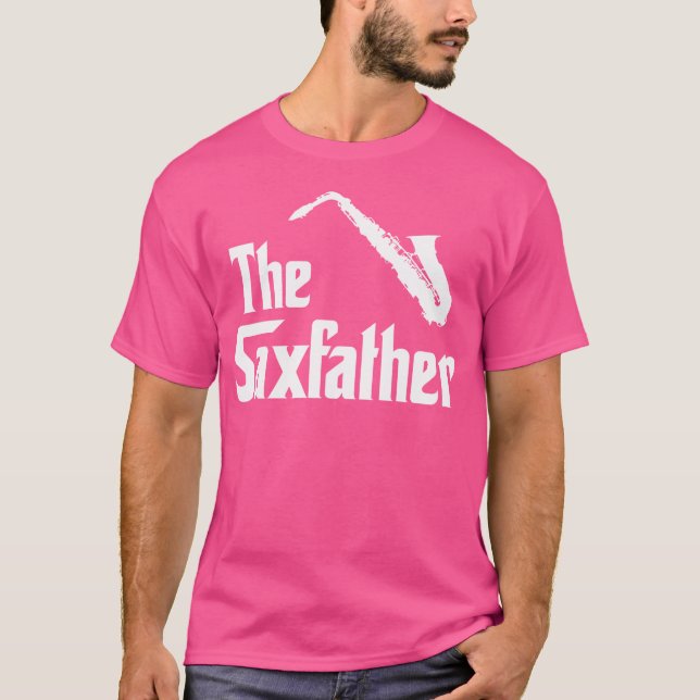 Den saxfaderunge saxofone Sax Player Jazz Saxo T Shirt (Framsida)