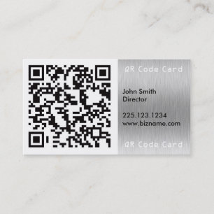 Den Scannable QR-barcoden kvadrerar Visitkort