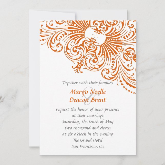 Den Scarlette inbjudan (Framsida)