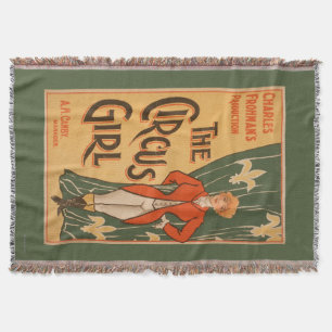 Den sceniska affischen #1 för cirkusflicka mysfilt