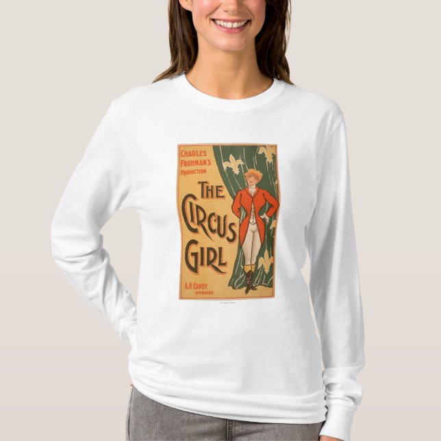 Den sceniska affischen #1 för cirkusflicka t shirt (Framsida)