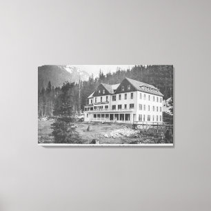 Den sceniska hetten sprintar Bldg Canvastryck