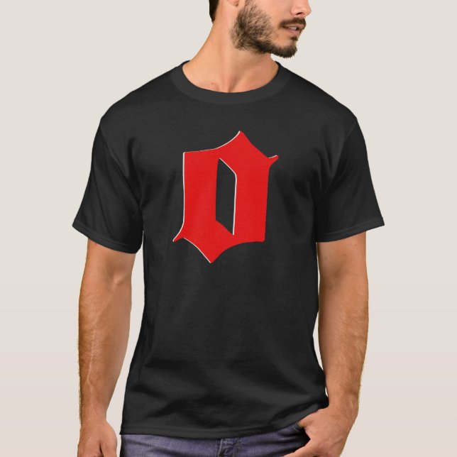 Den scharlakansröda brevT-tröja T-shirt (Framsida)