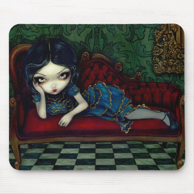 "Den scharlakansröda soffan" Mousepad Musmatta (Framsidan)