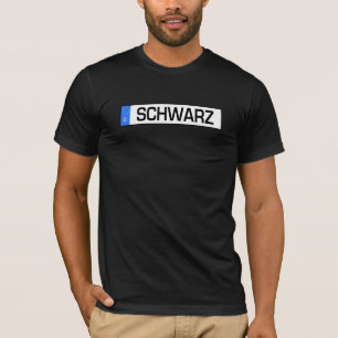 Den Schwarz euroen pläterar T Shirt
