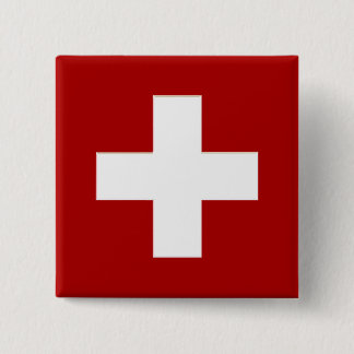 Den Schweitz flagga knäppas Knapp
