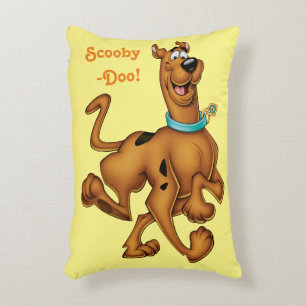 Den Scooby-Doo lycklig går Prydnadskudde