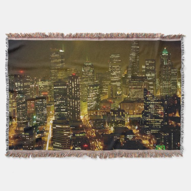 Den Seattle staden beskådar Filt (Framsidan)
