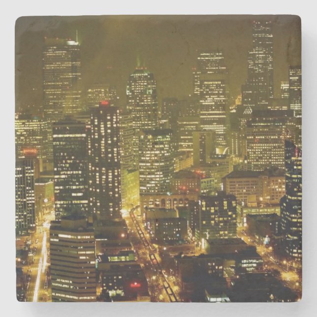 Den Seattle staden beskådar Stenunderlägg (Framsidan)