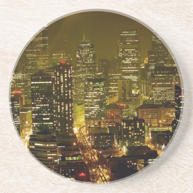 Den Seattle staden beskådar Underlägg (Framsidan)