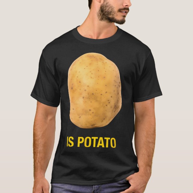 Den sena showen med Stephen Colbert är potatis Cha T Shirt (Framsida)
