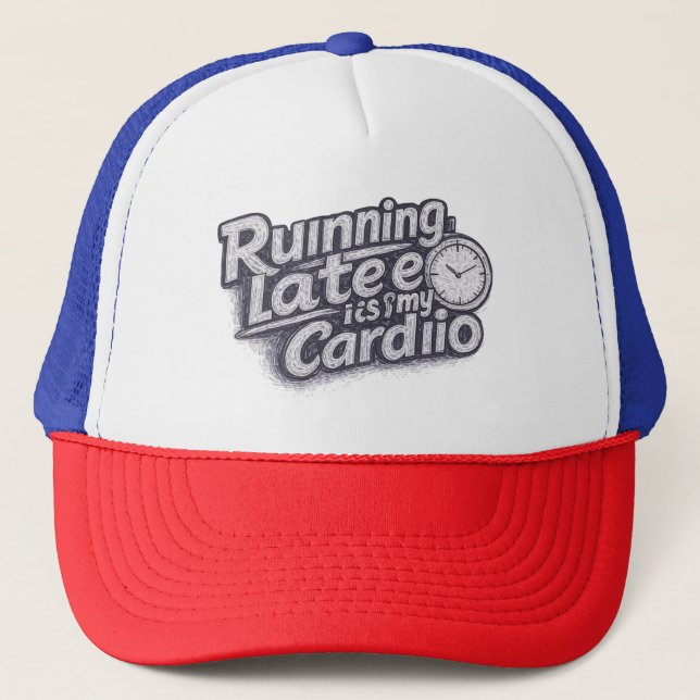 "Den sena Springernas Cardio" Keps (Framsida)