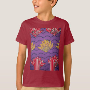 Den senaste Afrikan Vågigt traditionell Mode Mönst Tee Shirt