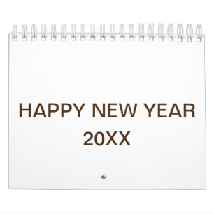 Den senaste Anpassningsbarna TextLogo-kalendern Kalender