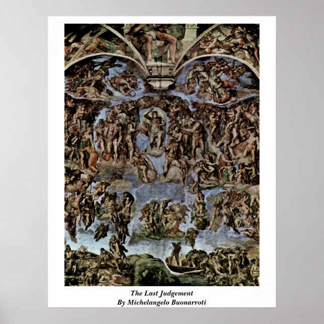 Den senaste domen från Michelangelo Buonarroti Poster (Framsidan)
