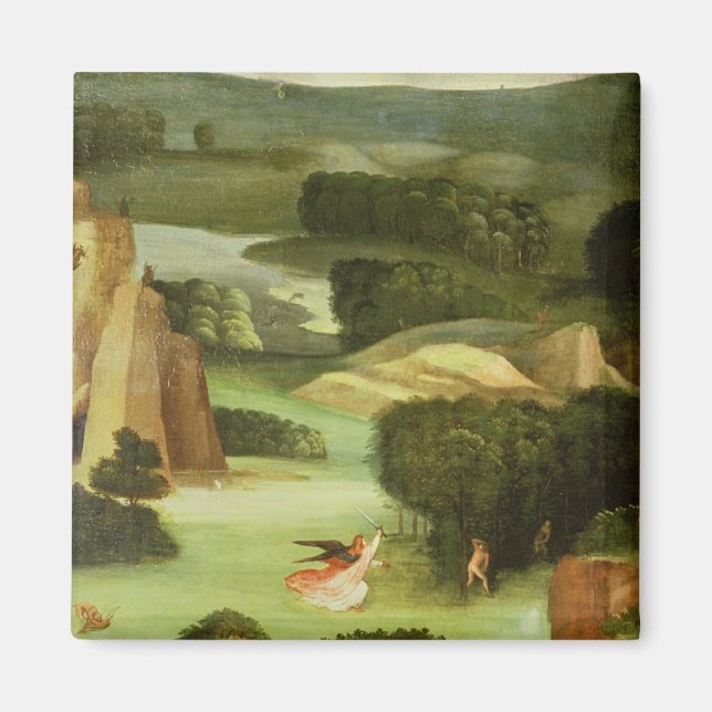 Den senaste domen: Insida i Lämnat Vinge Magnet (Framsidan)