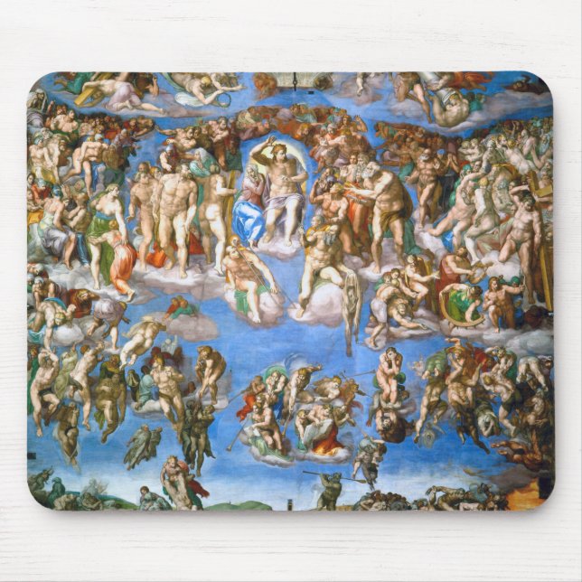 Den senaste domen, Michelangelo, 1536-1541 Musmatta (Framsidan)