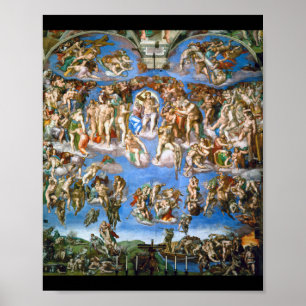 Den senaste domen, Michelangelo, 1536-1541 Poster