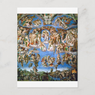 Den senaste domen, Michelangelo, 1536-1541 Vykort