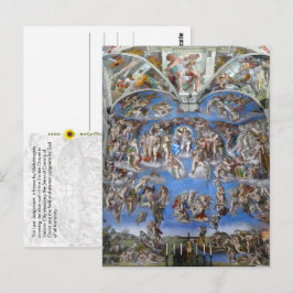 Den senaste domen - Sistine Chapel, Vatikanstaten Vykort