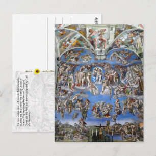 Den senaste domen - Sistine Chapel, Vatikanstaten Vykort