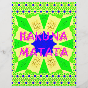 Den senaste Hakuna Matata-fina Fantastisk Design C
