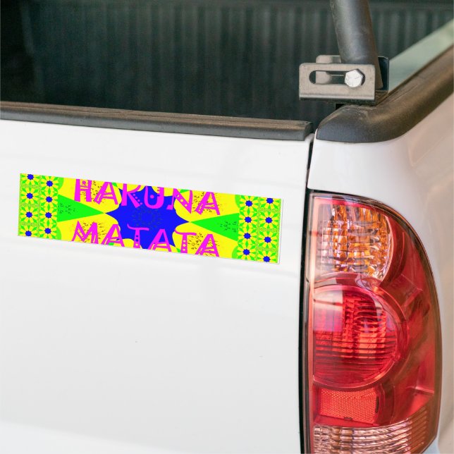 Den senaste Hakuna Matata-fina Fantastisk Design C Bildekal (På lastbil)