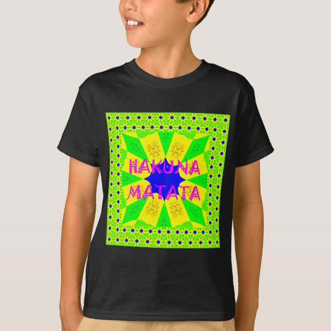 Den senaste Hakuna Matata-fina Fantastisk Design C T Shirt (Framsida)