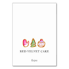 Den senaste matmärkningens julomsbyte bordsnummer