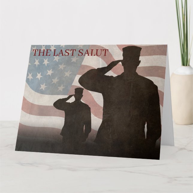 DEN SENASTE SALUFÖRINGSVINTAGEN KORT (Framsida)