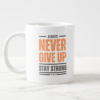 den senaste utformningen av mugg jumbo mugg