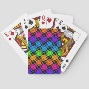 Den senaste vackra edgy regnbågschaktningen färg ä casinokort
