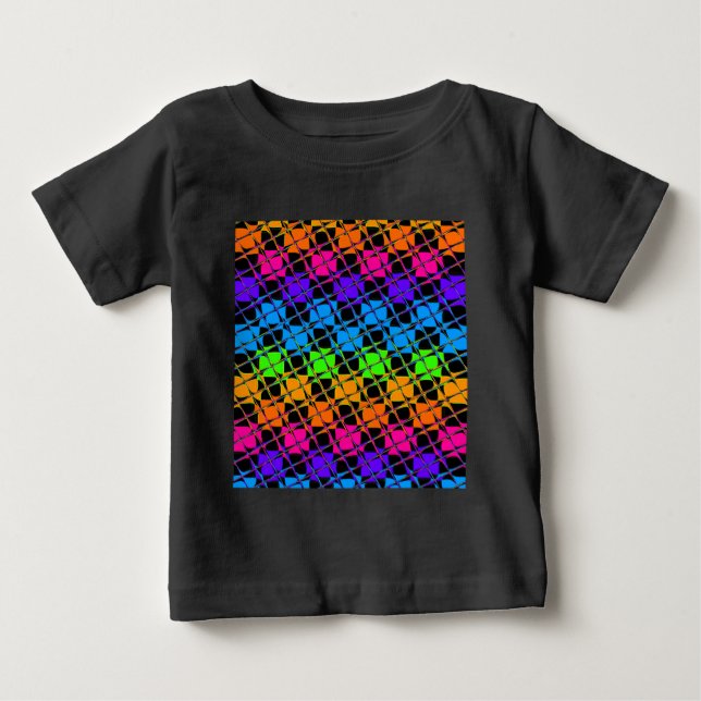 Den senaste vackra edgy regnbågschaktningen färg ä t-shirt (Framsida)