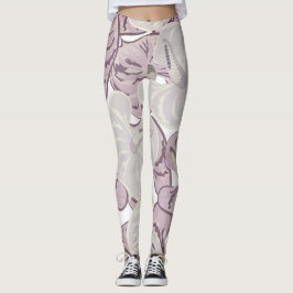 Den senaste vattenfärgen Girly mönster Dusty-desig Leggings
