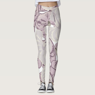 Den senaste vattenfärgen Girly mönster Dusty-desig Leggings