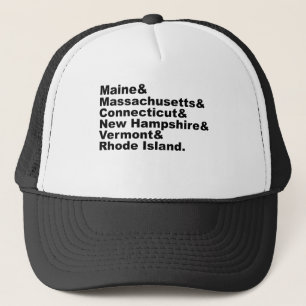 Den sex nordostliga stater det smink New England Keps