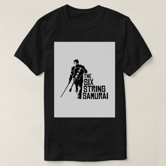 Den sex strängen Samurai Graphic T-Shirt (Design framsida)