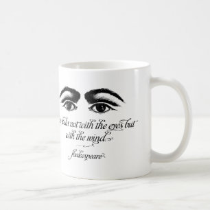 Den Shakespeare muggen, kärlek ser inte med ögon Kaffemugg
