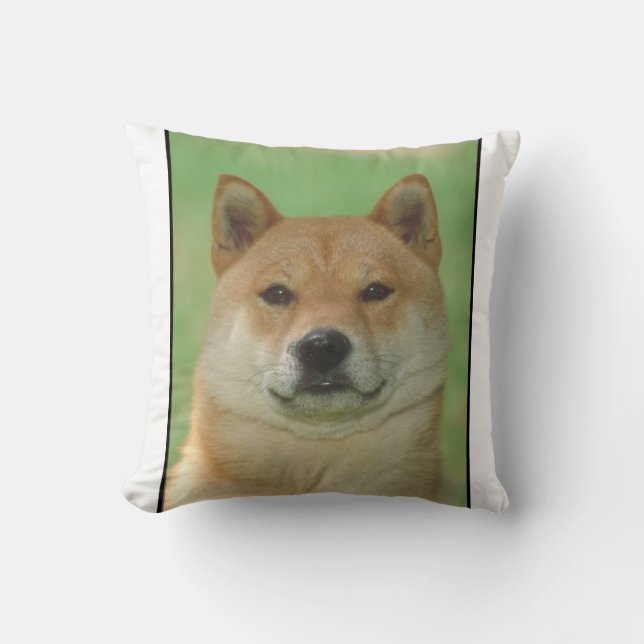 Den Shiba Inu hunden MoJo kudder Kudde (Framsida)