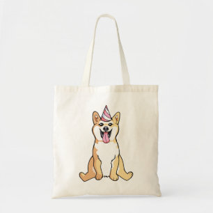 Den Shiba Inu hunden som drar gullig toto, hänger Tygkasse