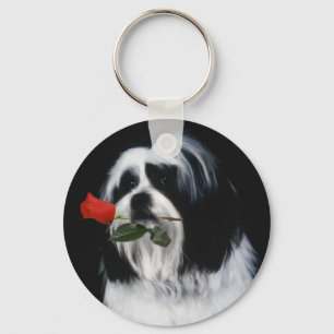 Den Shih Tzu hunden Nyckelring