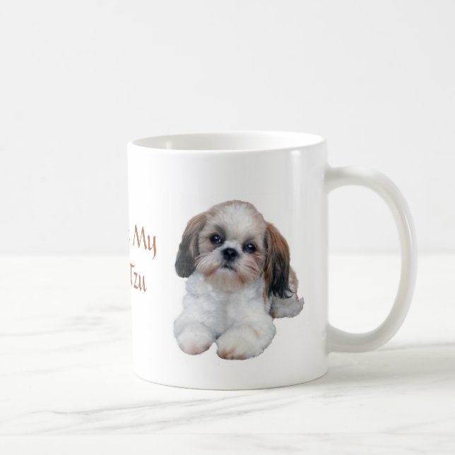 Den Shih Tzu valpmuggen älskar Kaffemugg (Höger)