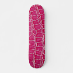 Den shock rosaCroc krokodilen flår Skateboard Bräda 21,5 Cm