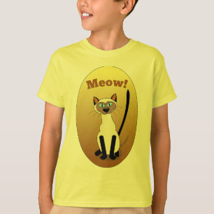 Den Siamese katten lurar skjortan Tee Shirt